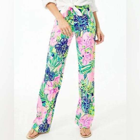 Pants Designer By Lilly Pulitzer In Leopard Print, Size: 0 main image 0